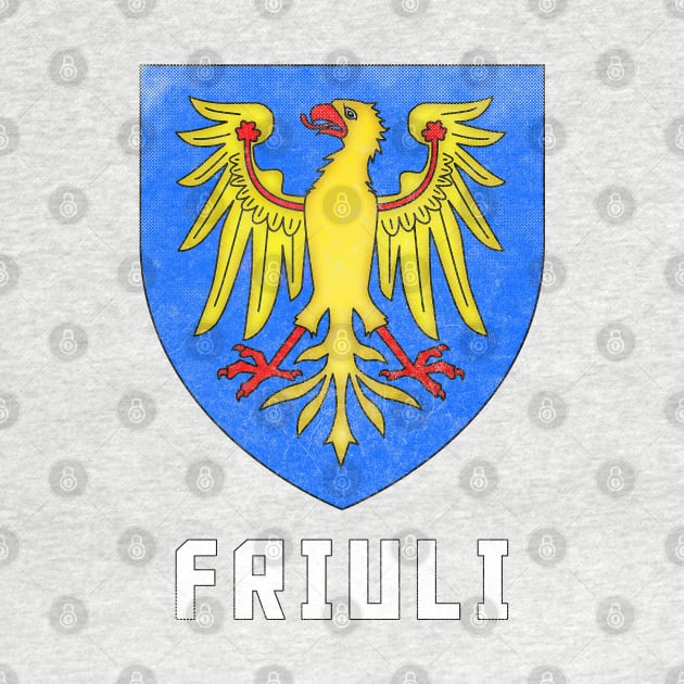 Friuli Venezia Giulia / Coat of Arms / Vintage Style by DankFutura